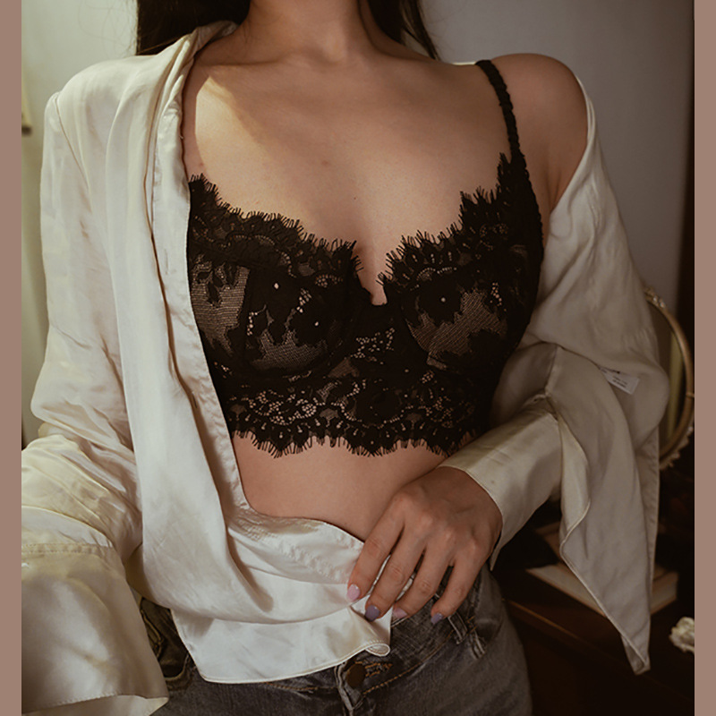 Ultra-Thin Lace Triangle Bra