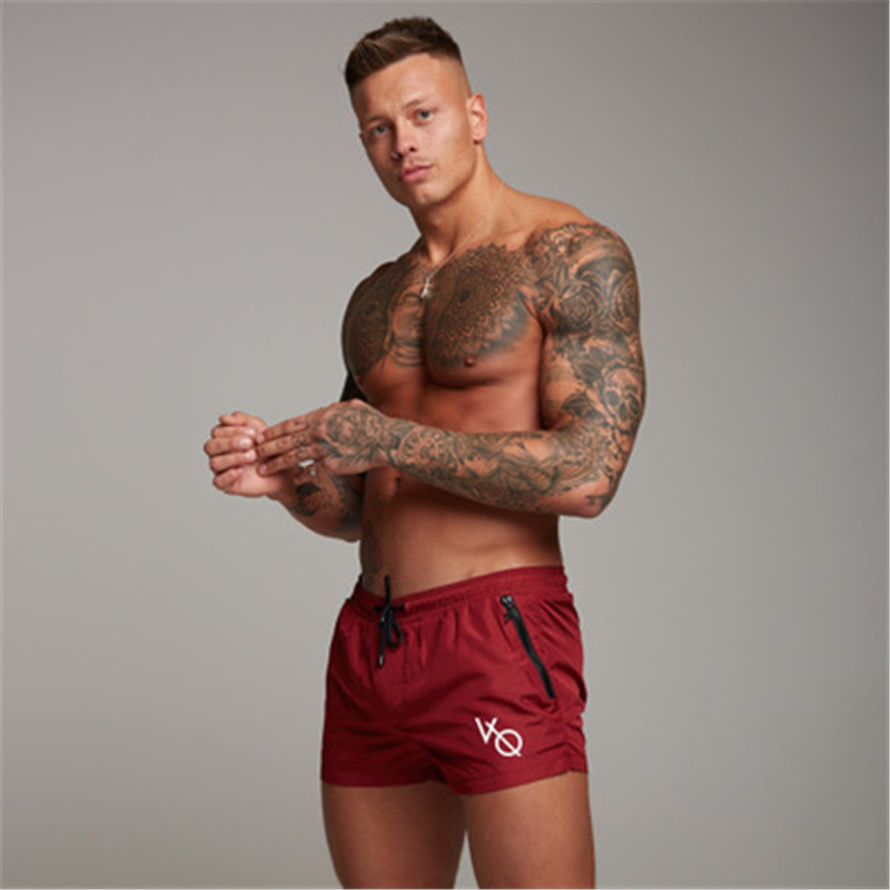 Solid Nylon Swim Shorts