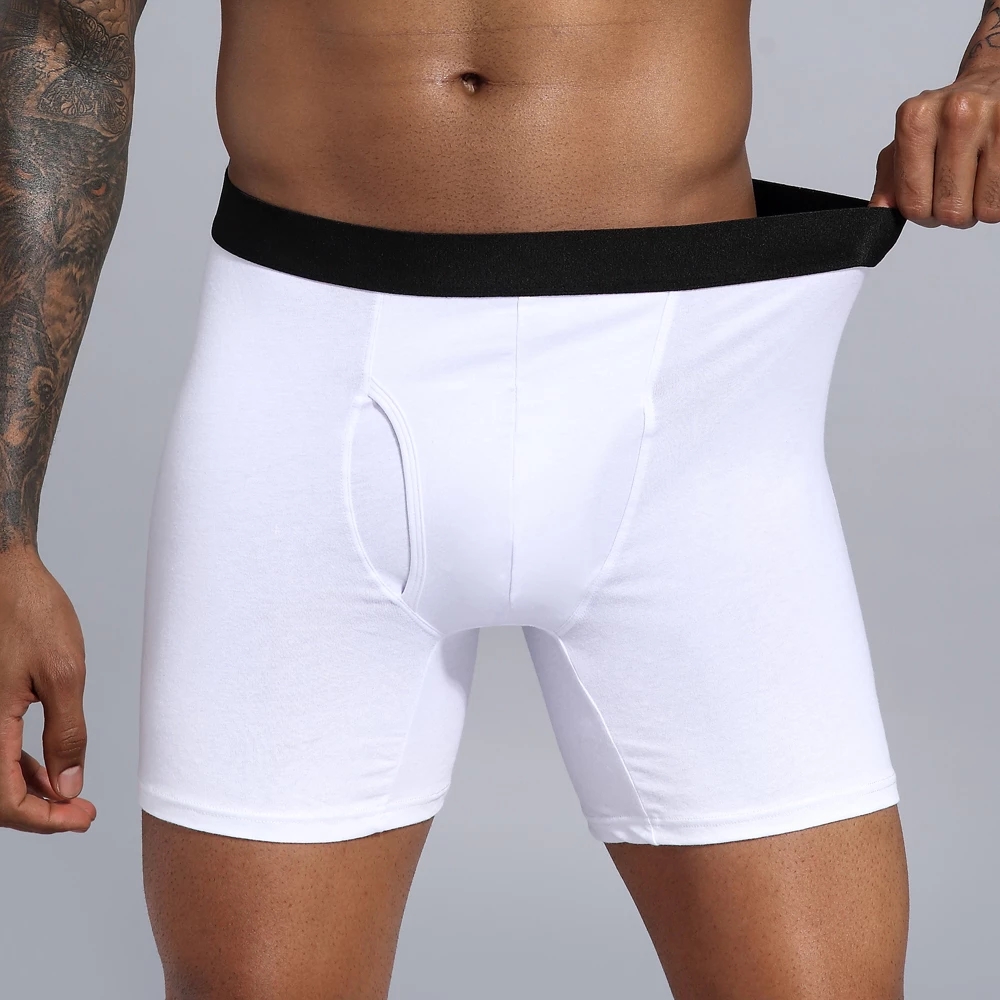 Low-Waist Cotton Hip-Lift Boxers