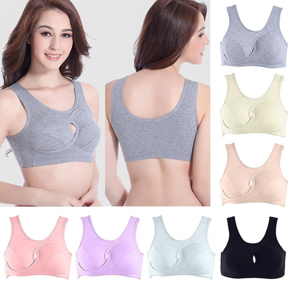 Plus Size Women Bra Ladies Cotton Quake-Proof Underwear