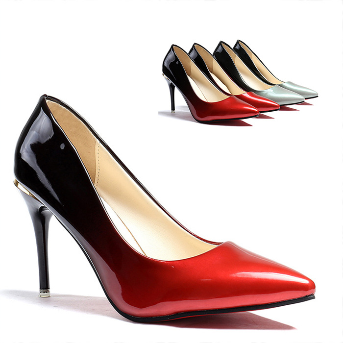 Gradient Pointed Toe Heels