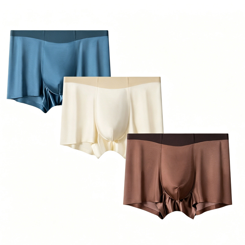 Satin Silk Boxer Briefs