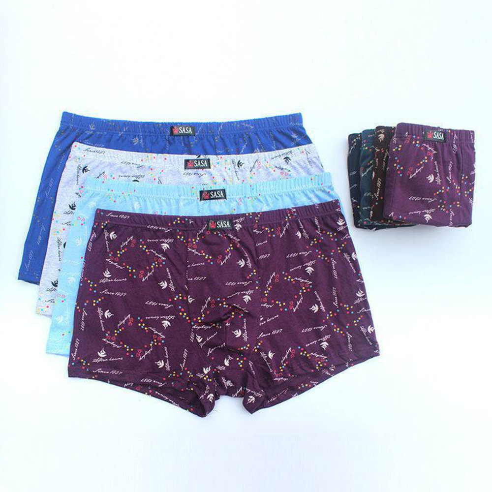 Cotton Mid-Waist Boxer Briefs