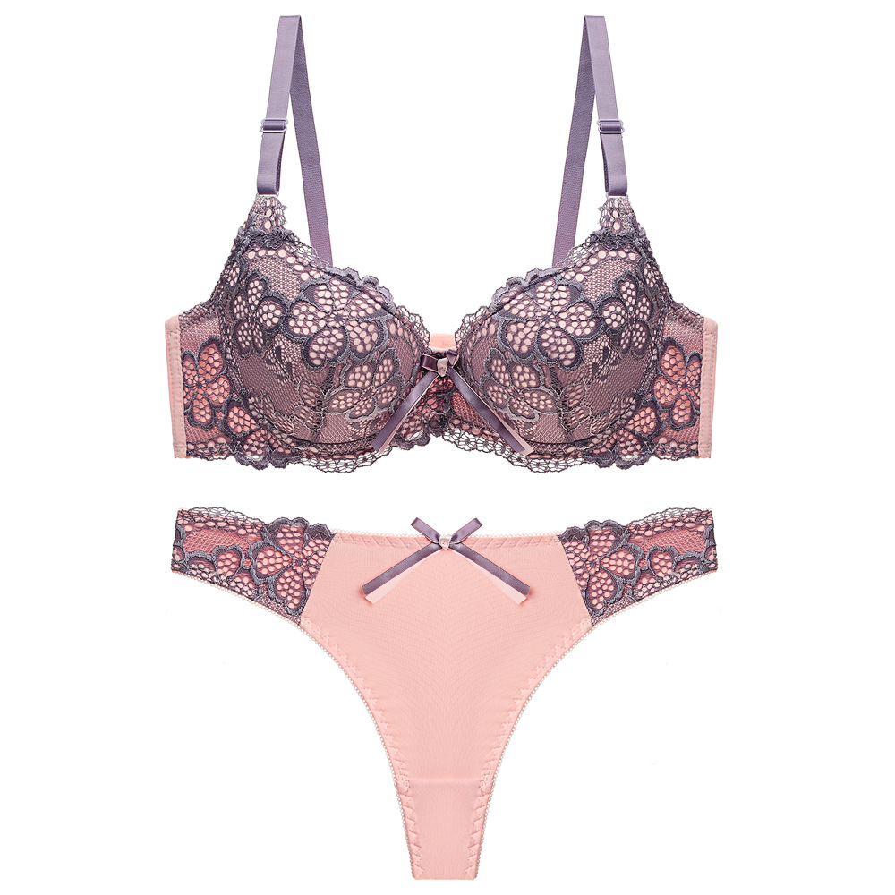 Push-Up Lace Bra Set