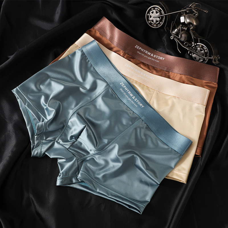 Satin Ice Silk Boxer Briefs