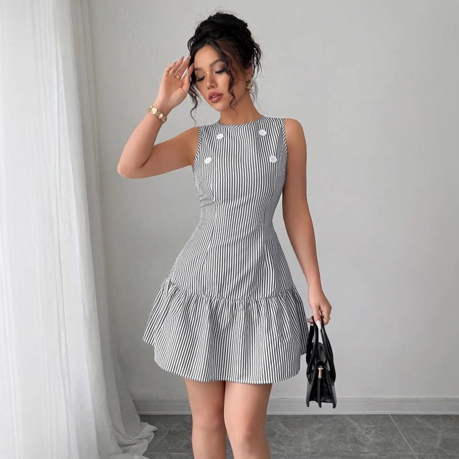 Ruched A-Line Midi Dress
