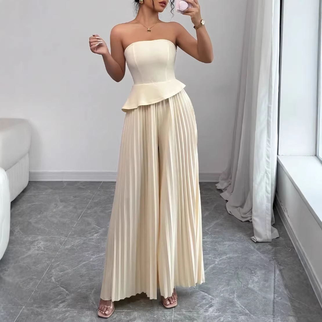 Strapless Tube-Top Midi Dress