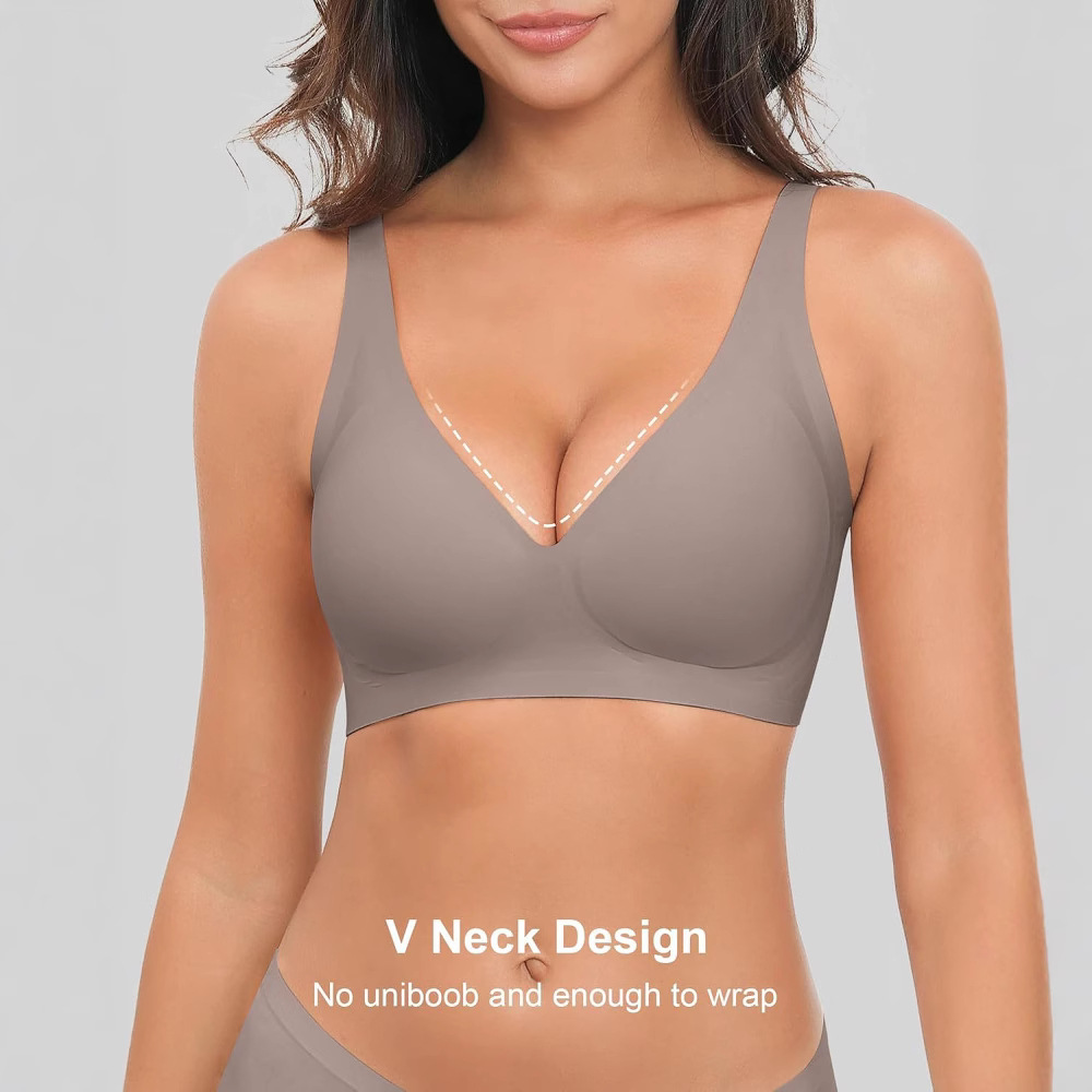 Seamless Wireless Gathering Bra