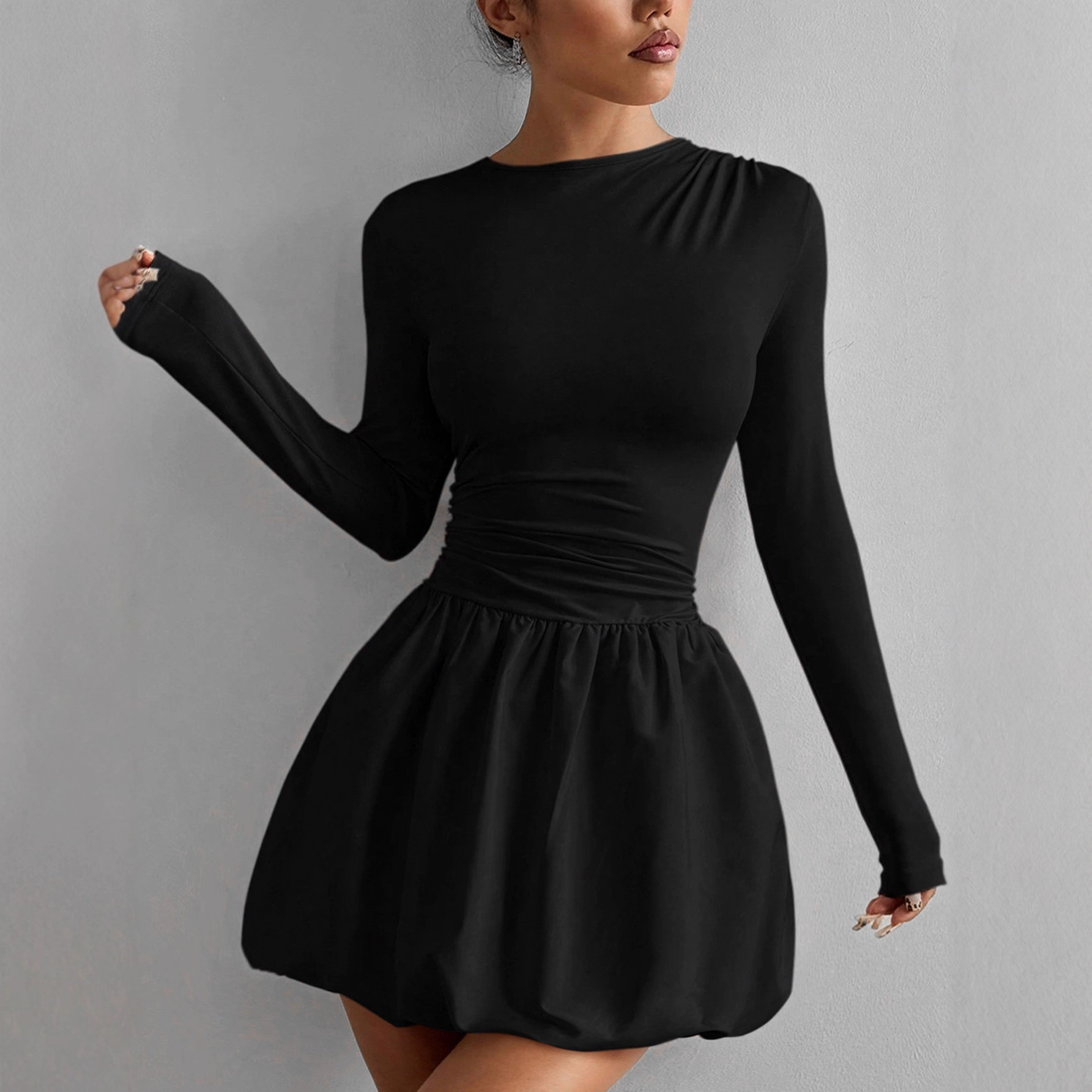 Casual Stretch Floral Dress