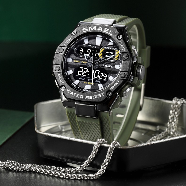 Digital Alloy Men's Watch