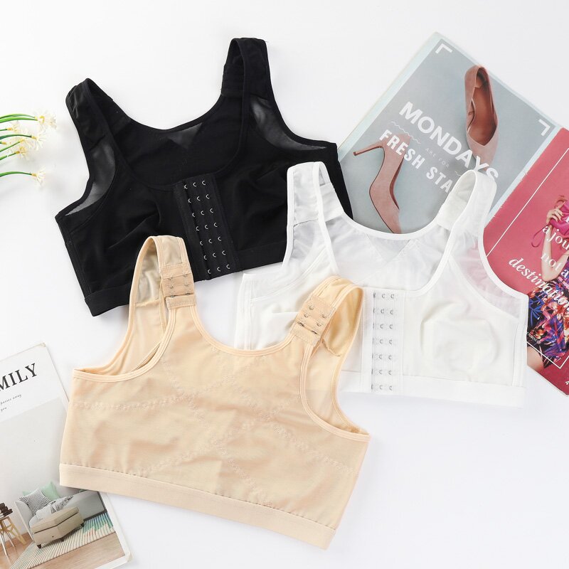 Front Buckle Wireless Sports Bra