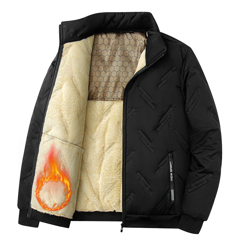 Graphene-design Cotton Coat Winter Warm Thickened…