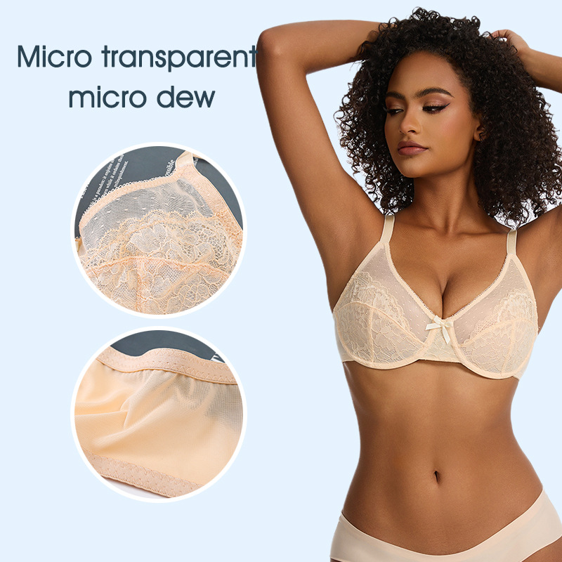 Soft Underwire Mesh Support Bra