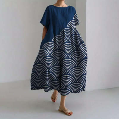 3D Print Crew-Neck Dress